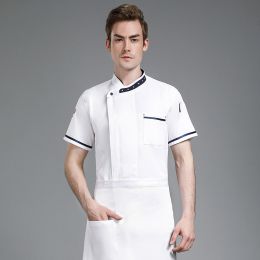 New Chef's Uniform Short Sleeve Men's Kitchen Clothes