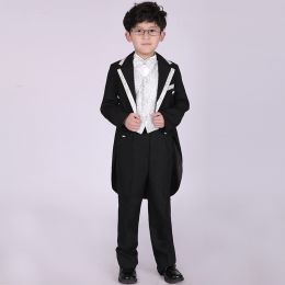 Children Swallowtail Dresses Of Bride Fellow Kids Boys School Uniform