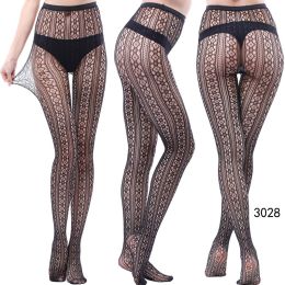 Men's Vertical Strip Hollow Romper Fishnet Socks Anti-Threading