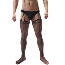 European And American Men's Hollow Garter Bottoming