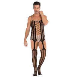 Top Garter Belt Set Hollow Mesh Clothing