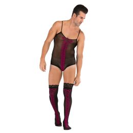 Underwear Men's Jacquard One-piece Stockings