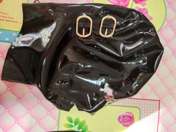 Latex Clothing Latex Head Cover Mobile Eye Mask Mask Braces Full Pack Latex Mask