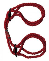 Kink Hogtied Bind &amp; Tie Hemp Wrist Or Ankle Cuffs Hemp Red