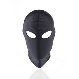 Fully Closed  Mouth Head Cover Eyes Male And Female Slave Suffocation Mask