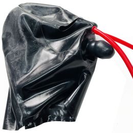 Latex Headgear With Nose Tube Mouthpiece